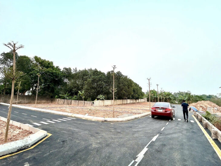 Bán lô đất đẹp gần khu CNC Hoà Lạc ôtô tận cửa thông bốn phía 60M nhỉnh 1tỷ