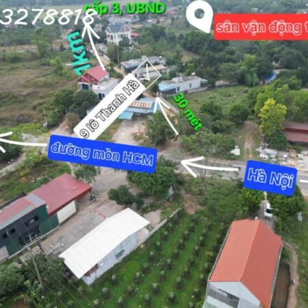 Đất nền thị trấn Ba Hàng Đồi, Lạc Thủy. Cách đường mòn 30m, cách An Phú 1km