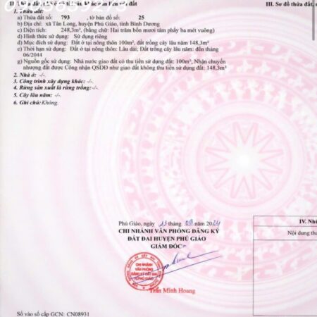 CẦN BÁN GẤP ĐẤT TÂN LONG – PHÚ GIÁO NGAY TUYẾN CAO TỐC HCM – TDM- CHƠN THÀNH – 850 TRIỆU – THÔNG CẦN BÁN GẤP ĐẤT TÂN LONG – PHÚ GIÁO NGAY TUYẾN CAO TỐC HCM – TDM- CHƠN THÀNH – 850 TRIỆU – THÔNG