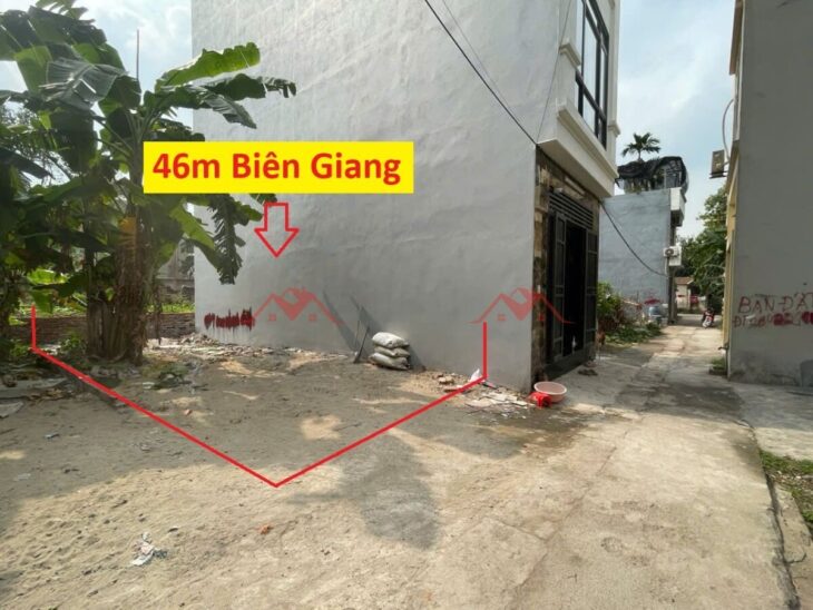 GIÁ 2,7 TỶ ĐẤT TẠI BIÊN GIANG-QUẬN HÀ ĐÔNG D/T:46M