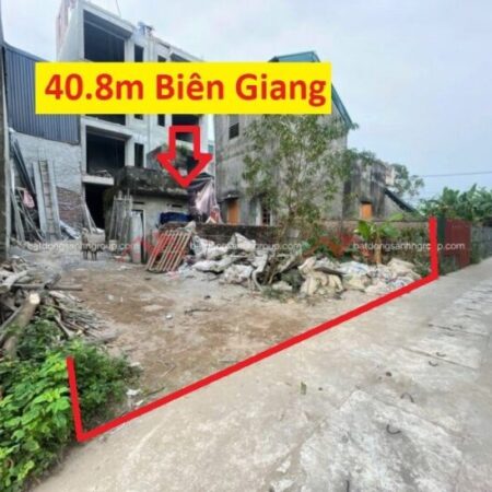 GIÁ 3,1 TỶ ĐẤT TẠI BIÊN GIANG-QUẬN HÀ ĐÔNG D/T:40,8M GIÁ 3,1 TỶ ĐẤT TẠI BIÊN GIANG-QUẬN HÀ ĐÔNG D/T:40,8M