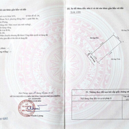 Bán nhà 4 tầng ngõ vườn mơ 358 Đà Nẵng,Hải An,Hp,giá đẹp yêu thương