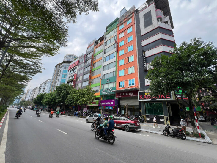 Bán gấp tòa nhà văn phòng Hồ Tùng Mậu, lô góc, mặt tiền siêu khủng 12m, DÒNG TIỀN KHỦNG 150tr/m, 7
