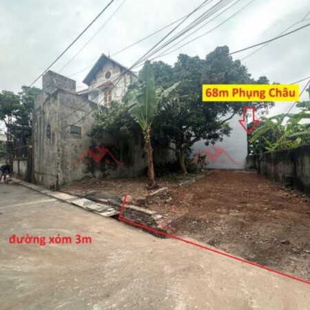 GIÁ 2,9 TỶ ĐẤT TẠI PHỤNG CHÂU-CHƯƠNG MỸ D/T: 68M