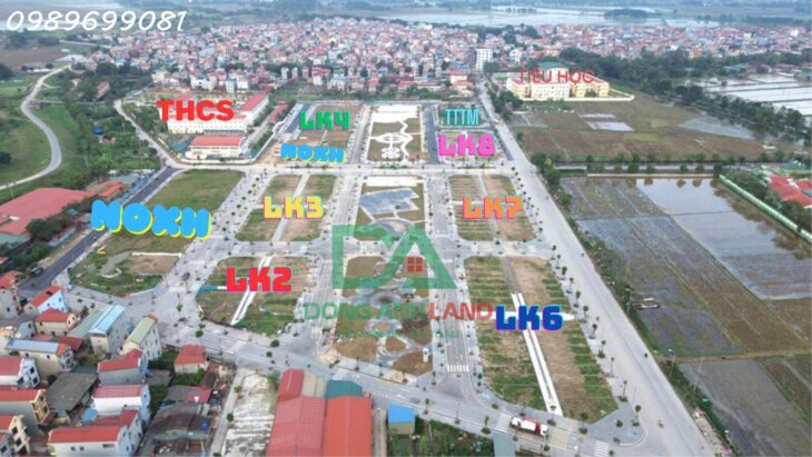 Bán đất đấu giá xã Thụy Lâm huyện Đông Anh view vườn hoa