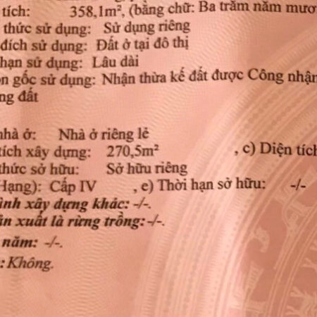 CẦN BÁN GẤP ĐẤT & NHÀ MẶT TIỀN ĐƯỜNG HẢI PHÒNG, ĐỐI DIỆN GA ĐÀ NẴNG