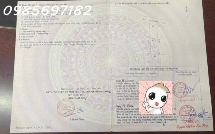 Đại Yên, Chương Mỹ, Hà Nội, ô tô dừng đỗ, 67.2m2, nhỉnh 2 tỷ. Cách thị trấn Chúc Sơn chỉ 2km