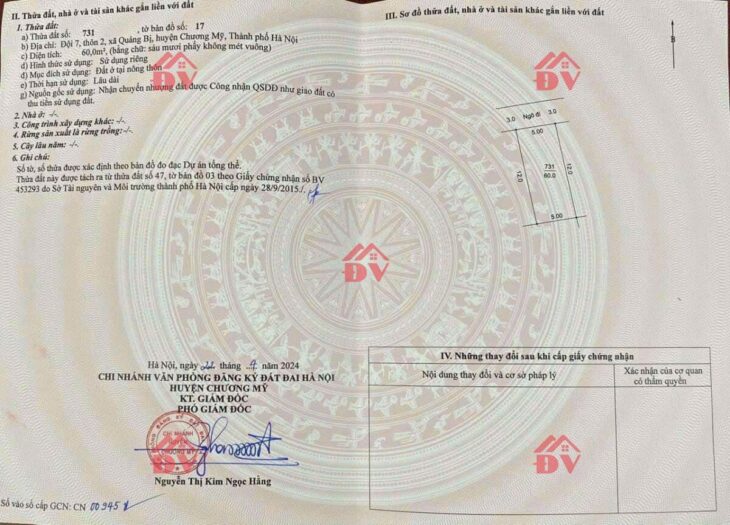 SIÊU PHẨM GIÁ 2,1 TỶ ĐẤT TẠI QUẢNG BỊ-CHƯƠNG MỸ D/T:60M