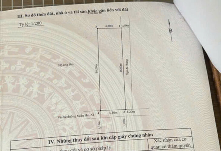 SIÊU VÍP – BÁN ĐẤT TẶNG NHÀ CẤP 4 MẶT ĐƯỜNG MIẾU 2 XÃ, LÊ CHÂN, HẢI PHÒNG