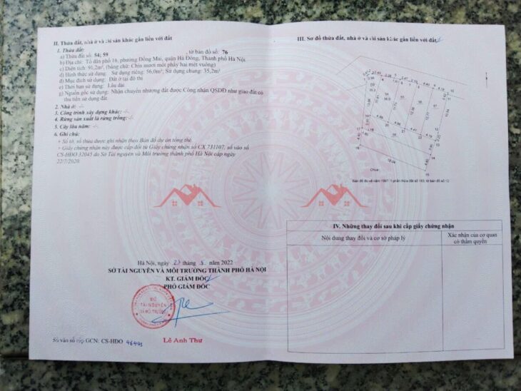 SIÊU PHẨM GIÁ 3,1 TỶ ĐẤT TẠI ĐỒNG MAI-QUẬN HÀ ĐÔNG D/T:56M