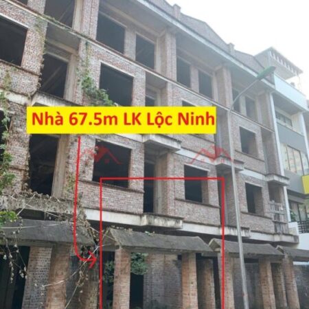 SIÊU PHẨM NHÀ LK LỘC NINH GIÁ 7,8 TỶ TẠI TT CHÚC SƠN-CHƯƠNG MỸ D/T:67,5M
