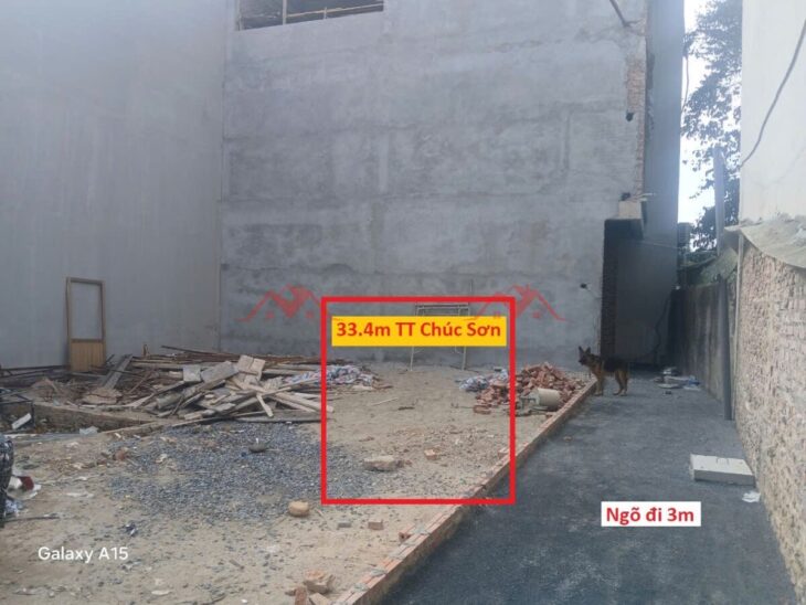 SIÊU PHẨM GIÁ 2,5 TỶ ĐẤT TẠI TT CHÚC SƠN-CHƯƠNG MỸ D/T:33,4M