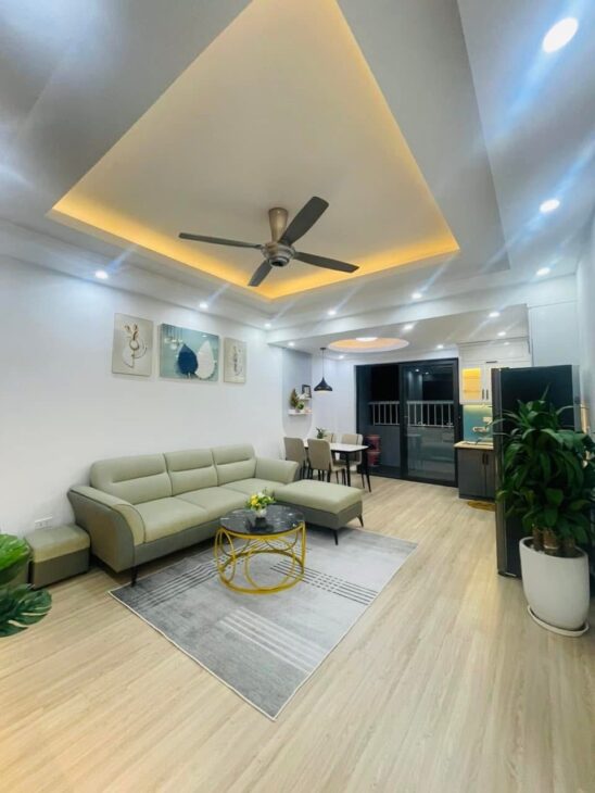 Bán RẺ căn hộ HH Linh Đàm – Hoàng Mai dt 76.6m2 x 3 ngủ full nội thất
