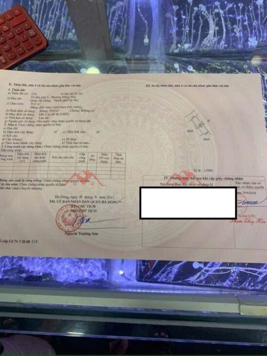 SIÊU PHẨM GIÁ 4,665 TỶ ĐẤT TẠI ĐỒNG MAI-HÀ ĐÔNG D/T:55M