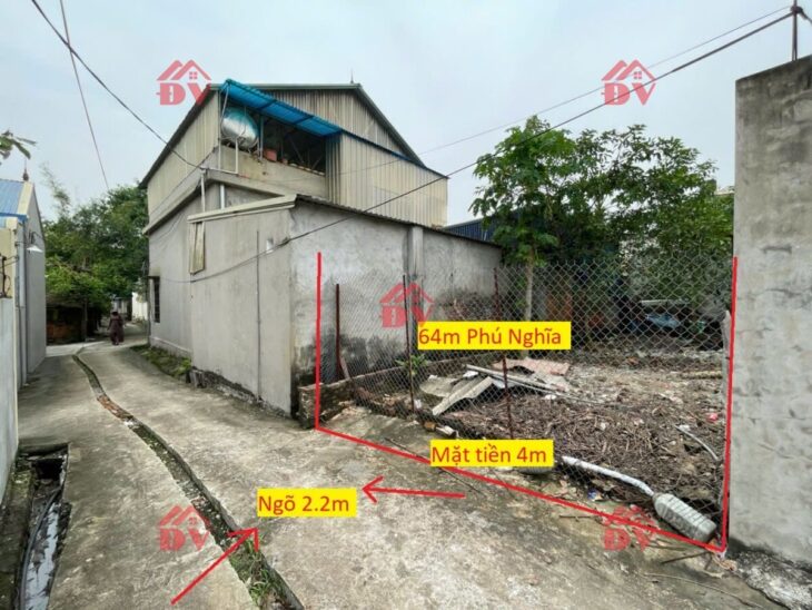 SIÊU PHẨM GIÁ 1,680 TỶ ĐẤT TẠI PHÚ NGHĨA-CHƯƠNG MỸ D/T:64M