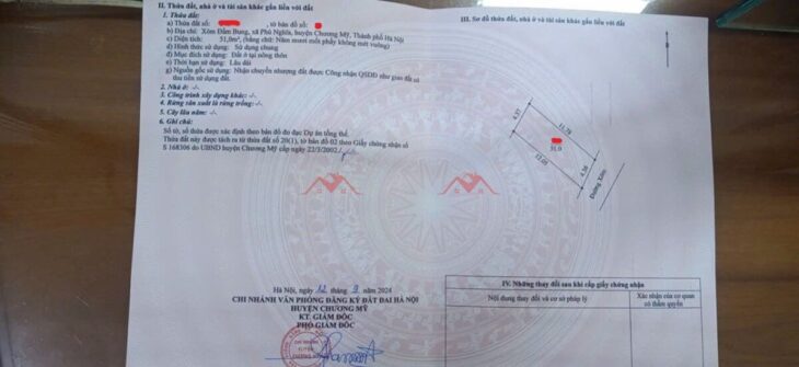 SIÊU PHẨM GIÁ 2 TỶ ĐẤT TẠI PHÚ NGHĨA QL6-CHƯƠNG MỸ D/T:51M