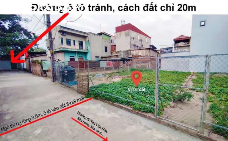 Bán 54,5m2 đất Lương Quy – Xuân Nộn – Đông Anh 54.5m2- chính chủ giá hơn 2 tỷ