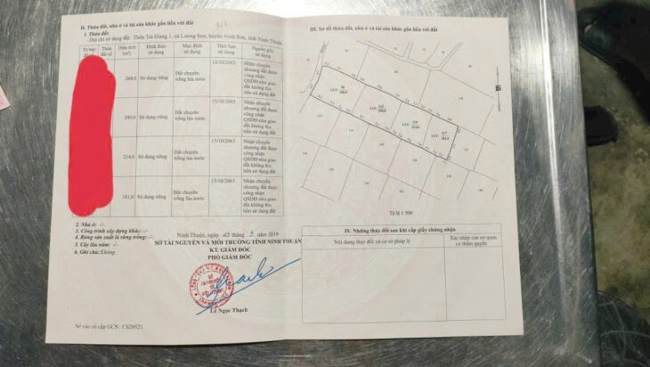 Bán Lô Đất Tại Xã Lương Sơn, huyện Ninh Sơn, tỉnh Ninh Thuận