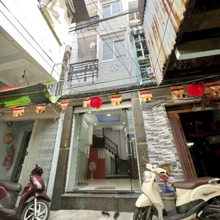 Nhà 3 tầng nở hậu hẻm Nguyễn Duy thông Hưng Phú P9Q8. Giá 2,58 tỷ TL ít