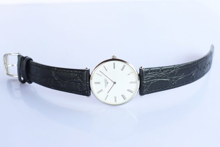 ĐH Nam : Longines La Grande siêu mỏng, Dây da – Size 33mm