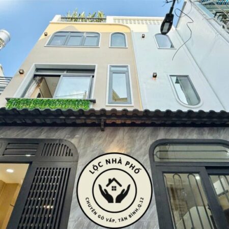 TẾT 2025☘️BÁN NHÀ 4 TẦNG✨3PN, NGAY PHAN VĂN TRỊ, P7 GÒ VẤP, NHỈNH 4 TỶ