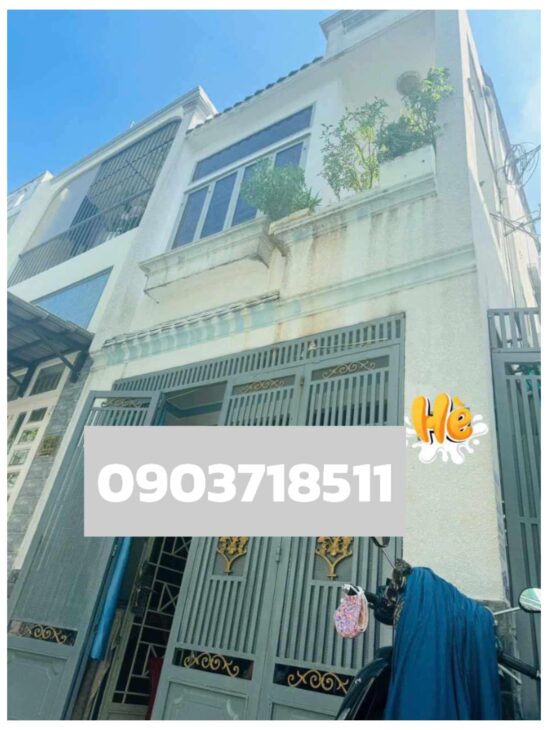 BÁN NHÀ MỘT TRỤC HẺM 3M TÂN THỚI HIỆP 21 – NHÀ 2 TẦNG XÂY KIÊN CỐ BTCT – KHU VỰC DÂN CƯ SẦM UẤT