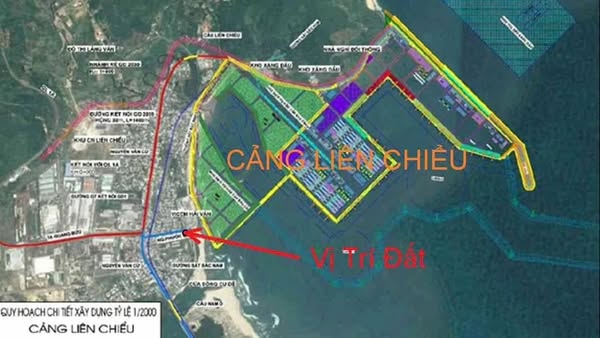 Lô đất vàng 822m2-Mặt tiền cảng Liên Chiểu-Trung tâm thương mại tự do Đà Nẵng -Giá chỉ 16,8 tỷ .