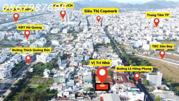 Bán hoặc Cho Thuê Nhà 3 Tầng Hẻm Lê Hồng Phong, Nha Trang – 6 Phòng Ngủ, Giá 28 Triệu/m²