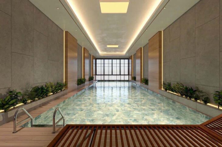 Siêu phẩm mặt phố Trường Lâm, 88m x 7 tầng, thang máy, bể bơi, vỉa hè, kinh doanh ngày đêm
