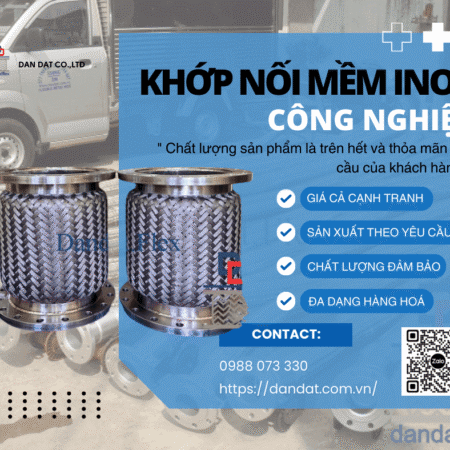 Khớp Nối Mềm Inox Công Nghiệp, Khớp Nối Giảm Rung Inox 304, Khớp nối mềm cho đường ống dẫn hơi