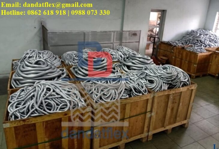 Ống ruột gà, Ống ruột gà lõi thép, Ống ruột gà lõi thép bọc nhựa, Ống luồn dây điện bọc inox 304