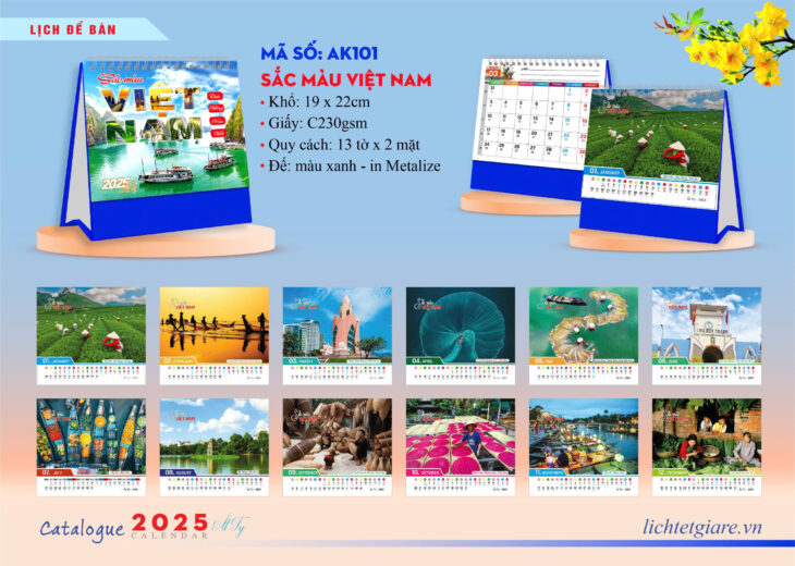 Thiết Kế Và In Lịch Để Bàn Ấn Tượng Tại Hậu Giang