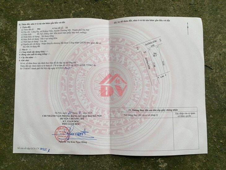 SIÊU PHẨM GIÁ 1,150 TỶ ĐẤT TẠI HOÀNG DIỆU-CHƯƠNG MỸ D/T:48,7M