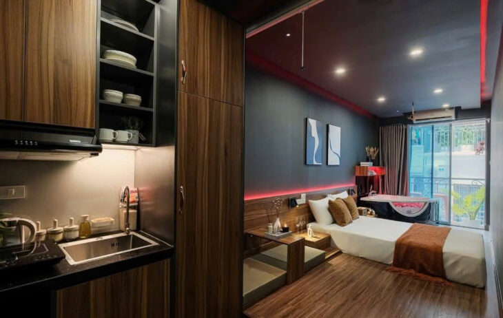 Bán nhà Dòng Tiền tại Hào Nam, 8 Tầng Thang Máy 23 Căn Hộ Cho Thuê 18,3 tỷ, 80m2, 25PN + 25WC