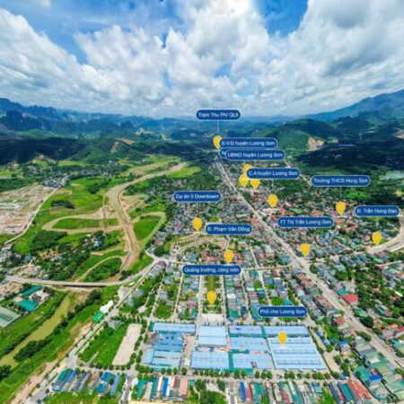 Chính chủ bán lô đất nền 2 mặt tiền trung tâm hành chính Lương Sơn – Hòa Bình. Quy hoạch lên Thị Xã