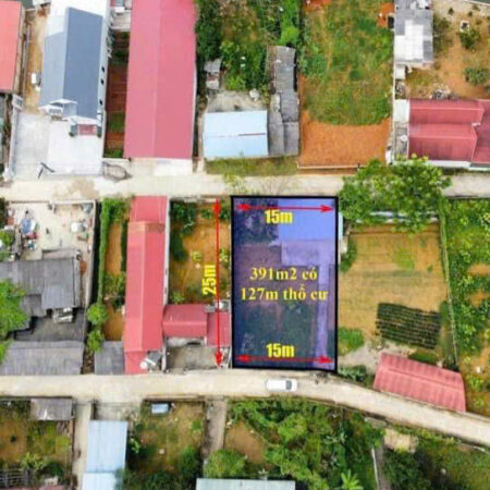 400m đất Thổ Cư tại trung tâm Thị Trấn Nông Trường Mộc Châu giá thanh khoản chỉ nhỉnh 3 tỷ.