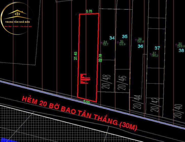 Bán nhà Mặt tiền Bờ Bao Tân Thắng đường rộng 30 mét, 5×25, giá 15,5 tỷ , Sơn Kỳ, Tân Phú