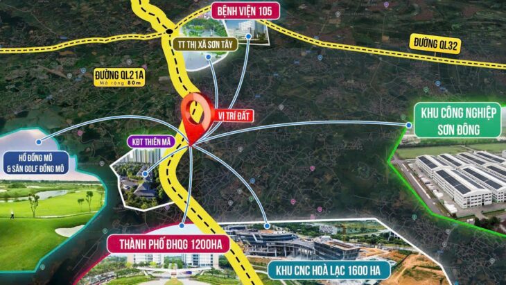 Bán đất Thiên Mã, Vĩnh Lộc gần QL21 lô góc 2 mặt tiền ôtô tránh 2.9 tỷ