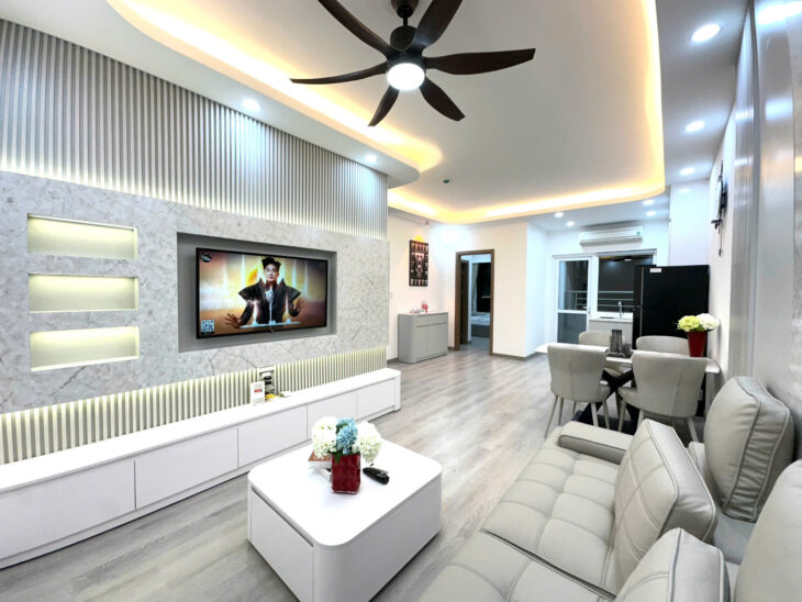 Bán căn hộ 2pn view phố nội thất mới đẹp tòa Mường Thanh Viễn Triều giá 2.25 tỷ