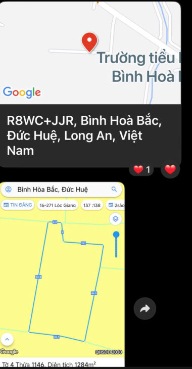 SỞ HỮU NHÀ ĐẤT ĐẸP – GIÁ Tốt – Vị Trí Tại : Bình Hòa Bắc – Đức Huệ – Long An