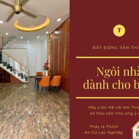 NHÀ BÁN – 4PN 73M2 – HẺM XE HƠI – NHỈNH 3 TỶ – NGUYỄN ẢNH THỦ – QUẬN 12