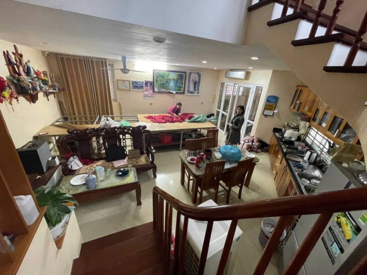 Bán nhà Thuý Lĩnh giá 5.98 tỷ, diện tích 57m2, 4 tầng, mặt tiền 11.5m
