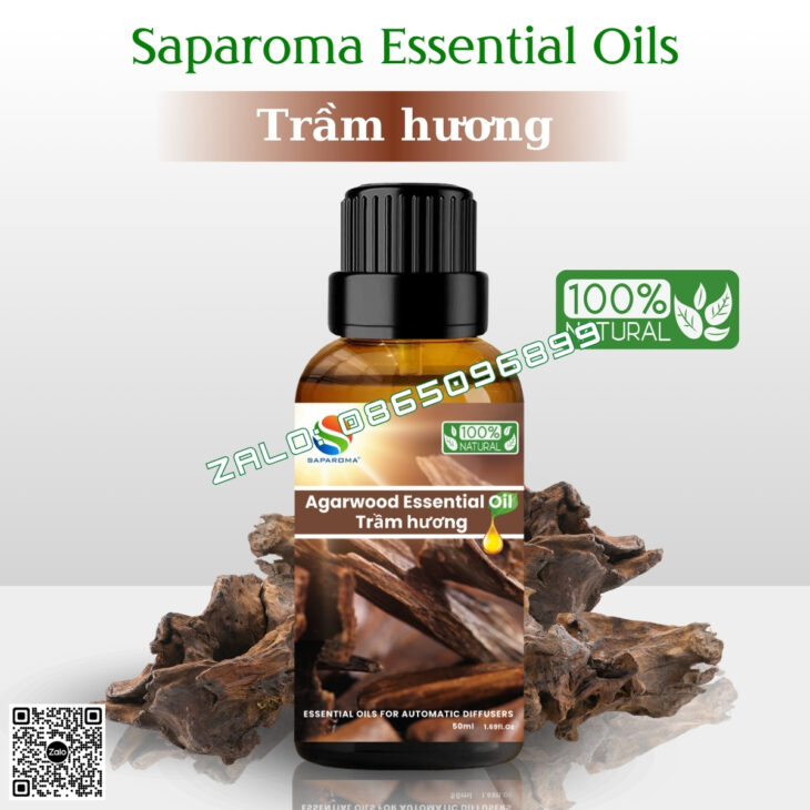 LỌ 50ML TINH DẦU THIÊN NHIÊN CAO CẤP SAPAROMA, THƠM PHÒNG, HỖ TRỢ KHỬ MÙI, THƯ GIÃN, GIẢM STRESS