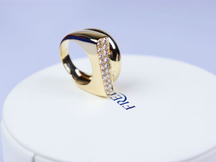 Nhẫn Nam FRED SUCCESS RING Vàng 18KĐính Kim Cương, Fullbox , hộp, tag
