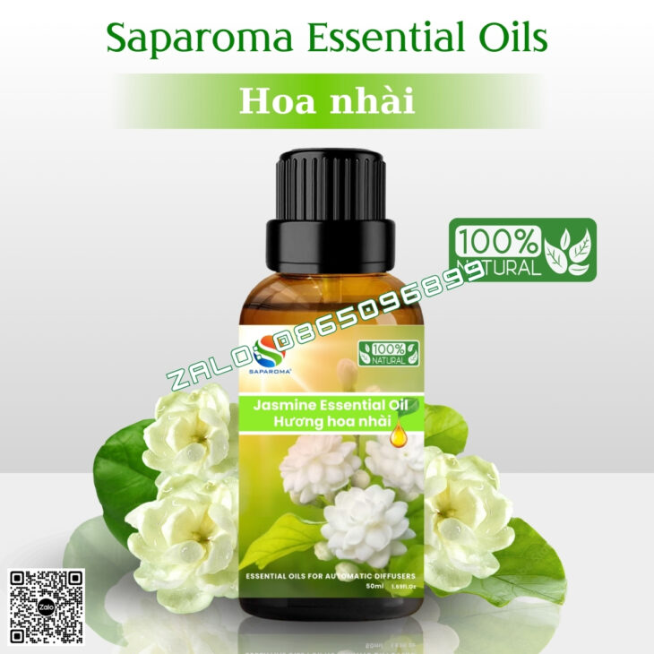 LỌ 50ML TINH DẦU THIÊN NHIÊN CAO CẤP SAPAROMA, THƠM PHÒNG, HỖ TRỢ KHỬ MÙI, THƯ GIÃN, GIẢM STRESS