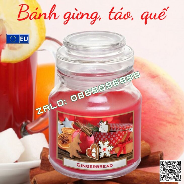 Hũ nến thơm cao cấp nhập khẩu chính hãng Bartek Candles 130g, thơm phòng, thư giãn, hỗ trợ khử mùi