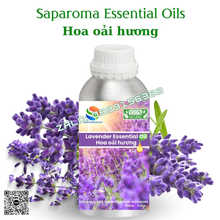 CHAI 500ML TINH DẦU THIÊN NHIÊN SAPAROMA, HỖ TRỢ KHỬ MÙI THƠM PHÒNG, THƯ GIÃN GIẢM STRESS