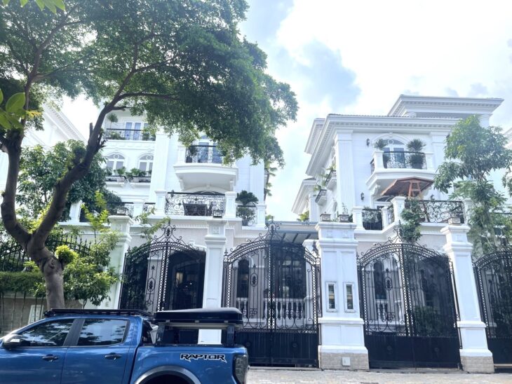 Biệt thự 14,5×25,5m – KDC Cityland Q7 – 5 tầng đẹp – view sông – khu compound – giá 85,9 tỷ