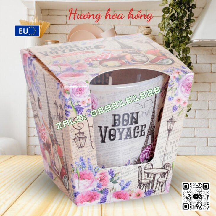 Ly nến thơm thiên nhiên cao cấp Bartek Candles 115g, thơm phòng, hỗ trợ khử mùi, decor trang trí