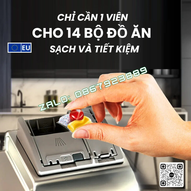VIÊN RỬA BÁT HÀNG CHÍNH HÃNG CHÂU ÂU FINISH ULTIMATE ALL IN 1 – PHIÊN BẢN CAO CẤP SỨC MẠNH 14X